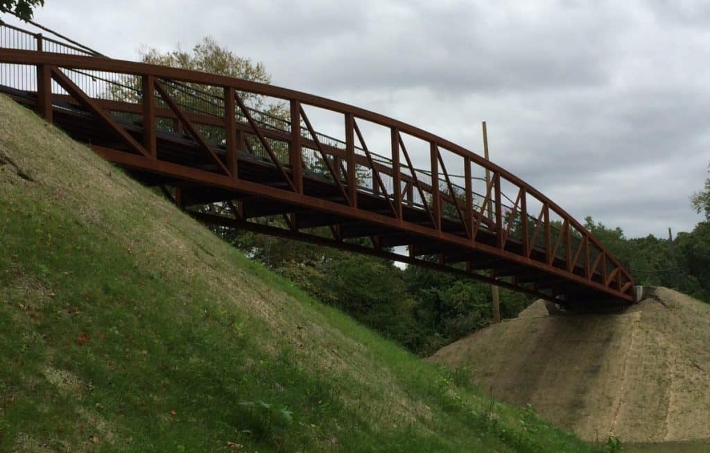 ductile iron piles used in 175 foot connecticut bridge