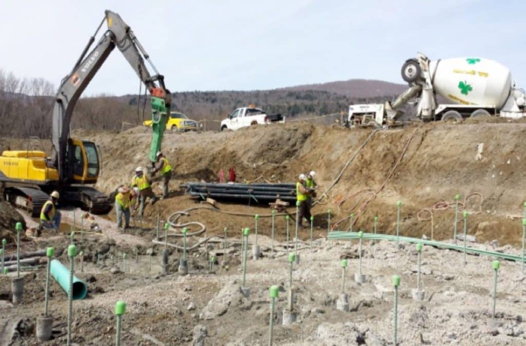 waterbury state office - ductile iron piles