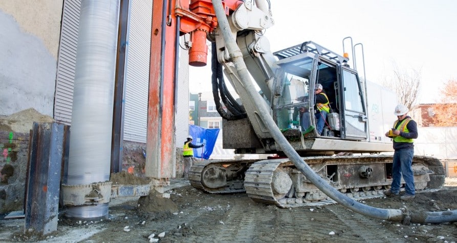 170 west broadway secant pile construction technique